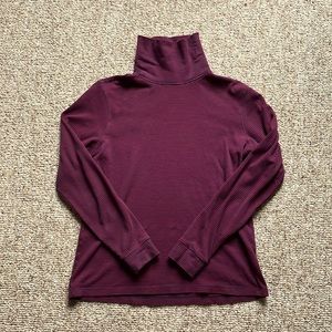 LL Bean Striped Turtleneck